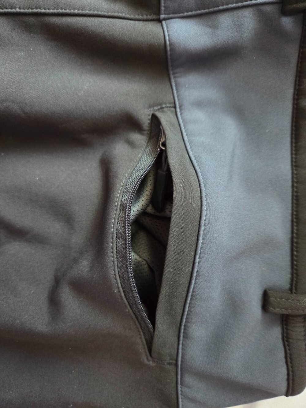 Outdoor Sports Womens Ski Pants Black & Gray Sz Lg Insulated Waterproof Fleece - Picture 6 of 6